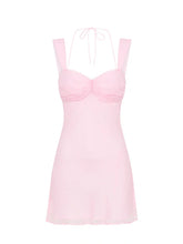 Load image into Gallery viewer, Stylish A Line Sweetheart Red Polka Dots Short Homecoming Dress with Criss Cross Back