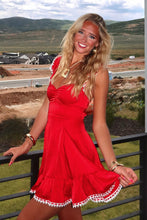Load image into Gallery viewer, Trendy A Line Sweetheart Red Short Homecoming Dress with Ruffles