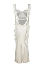 Load image into Gallery viewer, Trendy Mermaid Square Neck Light Blue Long Prom Dress with Ruffles