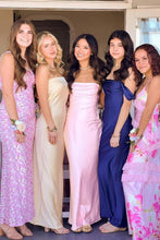 Load image into Gallery viewer, Chic Sheath Off the Shoulder Lilac Long Prom Dress with Ruched