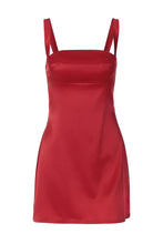 Load image into Gallery viewer, Chic Sheath Sheath Spaghetti Straps Plum Short Homecoming Dress