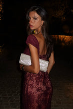 Load image into Gallery viewer, Chic Mermaid Sweetheart Burgundy Long Prom Dress with Lace
