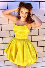 Load image into Gallery viewer, Cute A-line Spaghetti Straps Short Homecoming Dress