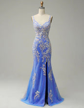 Load image into Gallery viewer, Gorgeous Mermaid V-Neck Prom Dress With Appliques