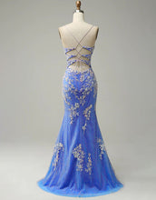 Load image into Gallery viewer, Gorgeous Mermaid V-Neck Prom Dress With Appliques