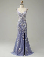 Load image into Gallery viewer, Gorgeous Mermaid V-Neck Prom Dress With Appliques