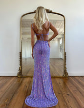 Load image into Gallery viewer, Gorgeous Sparkly Open Back Long Prom Party Dress