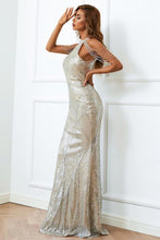 Load image into Gallery viewer, Mermaid High Neck Burgundy Prom Dress with Beading