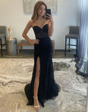 Load image into Gallery viewer, Mermaid Sweetheart Prom Dress With Appliques