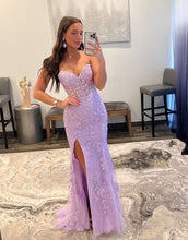 Load image into Gallery viewer, Mermaid Sweetheart Prom Dress With Appliques