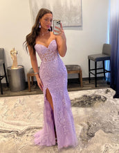 Load image into Gallery viewer, Mermaid Sweetheart Prom Dress With Appliques