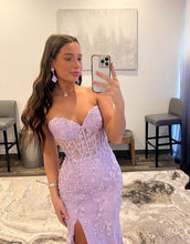 Load image into Gallery viewer, Mermaid Sweetheart Prom Dress With Appliques