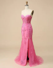 Load image into Gallery viewer, Mermaid Sweetheart Prom Dress With Appliques