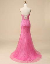 Load image into Gallery viewer, Mermaid Sweetheart Prom Dress With Appliques