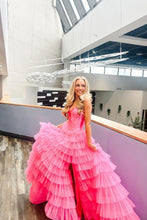 Load image into Gallery viewer, Princess A Line Sweetheart Green Long Prom Dress with Ruffles
