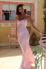 Load image into Gallery viewer, Chic Sheath Spaghetti Straps Purple Long Prom Dress with Sequins
