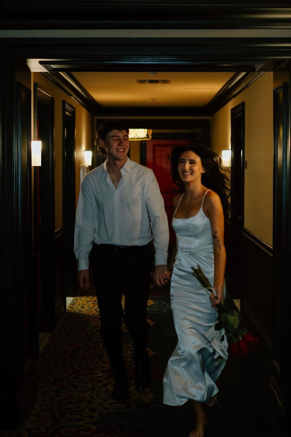 Simple Mermaid Spaghetti Straps White Long Wedding Dress