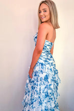 Load image into Gallery viewer, Gorgeous Mermaid Sweetheart Pink Long Party Dress with Ruffles
