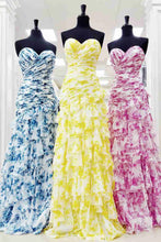 Load image into Gallery viewer, Gorgeous Mermaid Sweetheart Pink Long Party Dress with Ruffles
