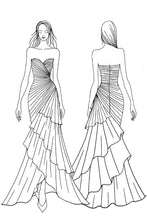 Load image into Gallery viewer, Gorgeous Mermaid Sweetheart Green Long Prom Dress with Ruffles

