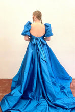 Load image into Gallery viewer, Trendy A Line Sweetheart Fuchsia Corset Prom Dress with Bowknot
