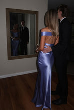 Load image into Gallery viewer, Trendy Mermaid Off the Shoulder Yellow Long Party Dress with Open Back
