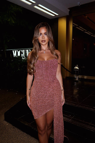 Trendy Sheath Sweetheart Pink Sequins Short Party Dress