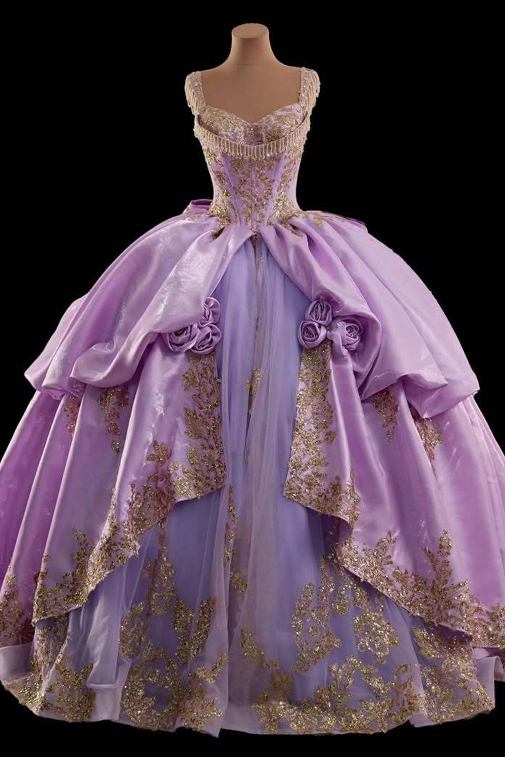Retro Style A Line Sweetheart Purple Quinceanera Dress with Appliques Criss Cross Back