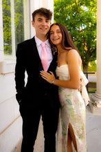 Load image into Gallery viewer, Bling Sheath Sweetheart Floral Printed Sequins Long Prom Dress