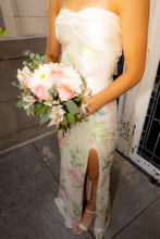 Load image into Gallery viewer, Bling Sheath Sweetheart Floral Printed Sequins Long Prom Dress
