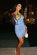 Load image into Gallery viewer, Bling Sheath Sweetheart Red Short Homecoming Dress with Beading
