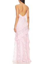 Load image into Gallery viewer, Charming Mermaid Spaghetti Straps Light Pink Long Prom Dress with Ruffles