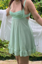 Load image into Gallery viewer, Chic A Line Sweetheart Light Green Short Homecoming Dress with Ruffles