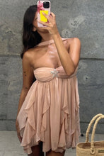 Load image into Gallery viewer, Chic A Line Sweetheart Pink Short Party Dress with Ruffles
