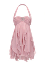 Load image into Gallery viewer, Chic A Line Sweetheart Pink Short Party Dress with Ruffles
