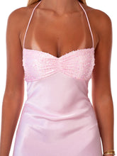 Load image into Gallery viewer, Chic Sheath Spaghetti Straps Purple Long Prom Dress with Sequins
