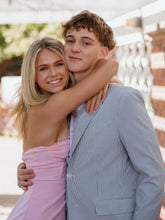 Load image into Gallery viewer, Cute A Line Sweetheart Pink Short Homecoming Dress with Slit
