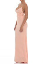 Load image into Gallery viewer, Elegant Mermaid Spaghetti Straps Light Yellow Long Prom Dress with Backless Lace