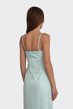 Load image into Gallery viewer, Gorgeous Sheath Spaghetti Straps Pink Long Prom Dress with Lace