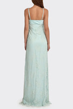 Load image into Gallery viewer, Gorgeous Sheath Spaghetti Straps Pink Long Prom Dress with Lace