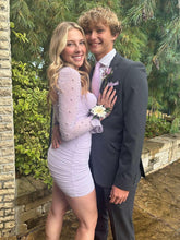 Load image into Gallery viewer, Gorgeous Sheath Sweetheart Yellow Short Homecoming Dress with Long Sleeves
