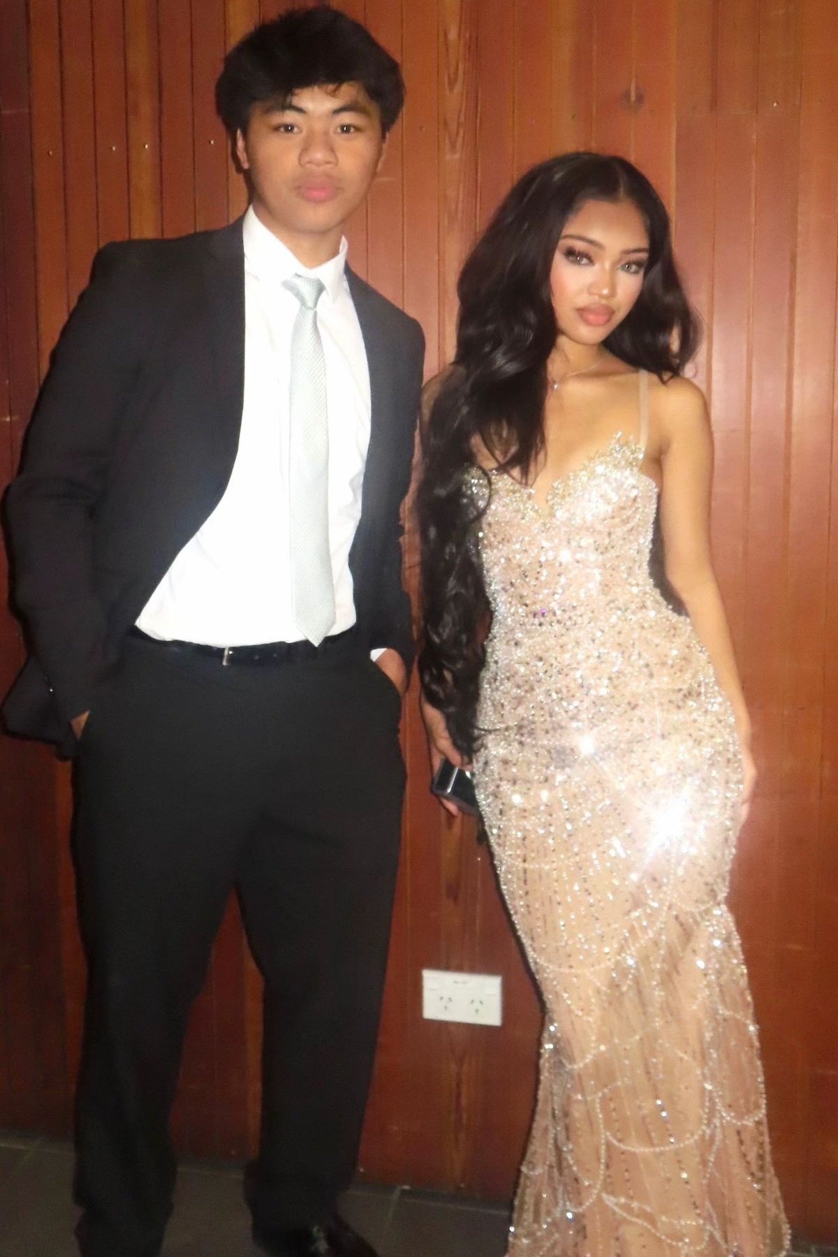 Luxurious Mermaid Spaghetti Straps Silver Sequins Long Prom Dress with Beading