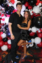 Load image into Gallery viewer, New Sheath Sweetheart Red Satin Short Homecoming Dress with Ruffles
