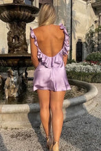 Load image into Gallery viewer, Pretty Sheath V Neck Yellow Short Homecoming Dress with Ruffles
