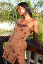 Load image into Gallery viewer, Sparkly Sheath Spaghetti Straps Orange Short Homecoming Dress with Beading