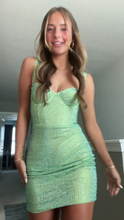 Load image into Gallery viewer, Sparkly Bodycon Sweetheart Ivory Short Homecoming Dress with Beading