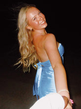 Load image into Gallery viewer, Stylish A Line Sweetheart Light Green Satin Short Homecoming Dress
