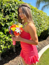 Load image into Gallery viewer, Stylish Sheath Strapless Royal Blue Short Homecoming Dress with Ruffles
