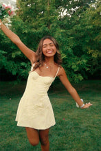 Load image into Gallery viewer, Stylish A Line Spaghetti Straps White Short Homecoming Dress with Appliques