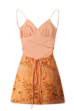 Load image into Gallery viewer, Stylish Sheath Spaghetti Straps Orange Short Homecoming Dress with Beading